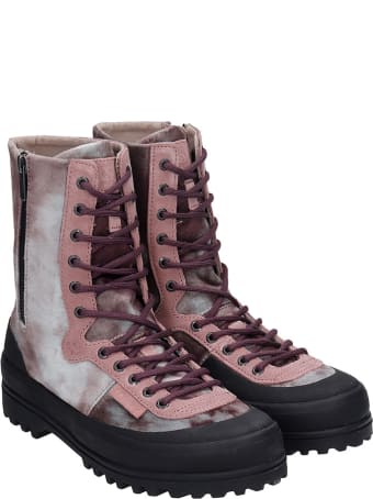 Superga Cotseu Sneakers In Rose-pink Suede
