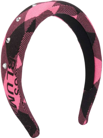 Miss Blumarine Black And Fuchsia Headband