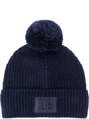 Il Gufo Blue Wool Knitted Hat