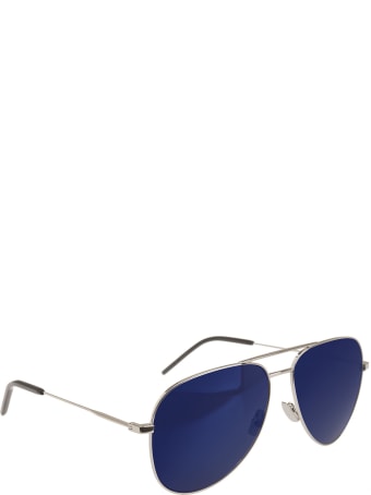 Saint Laurent Classic 11 Sunglasses With Blue Lenses