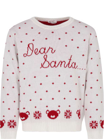 Little Bear White Sweter For Kids