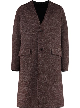 Kenzo Double Face Mixed Wool Coat