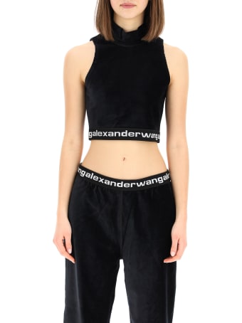Alexander Wang Corduroy Top With Logo