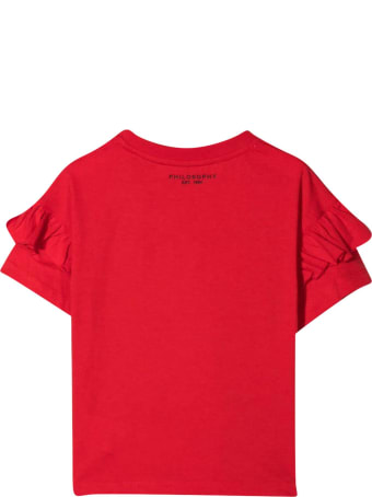 Philosophy di Lorenzo Serafini Kids Red T-shirt With