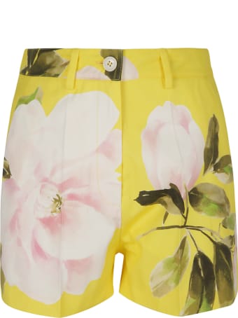 Valentino Floral Print Shorts