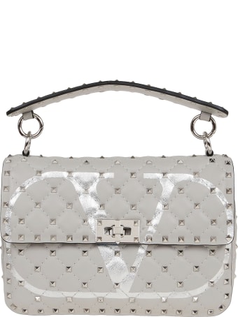 Valentino Vlogo Rockstud Shoulder Bag
