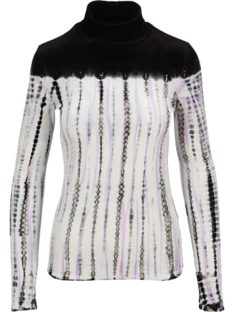 Proenza Schouler Tie-dye Velvet Rollneck Sweater