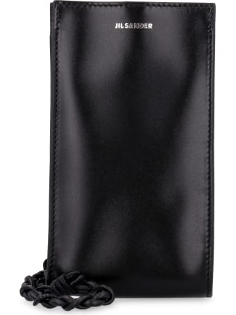 Jil Sander Tangle Leather Phone Holder