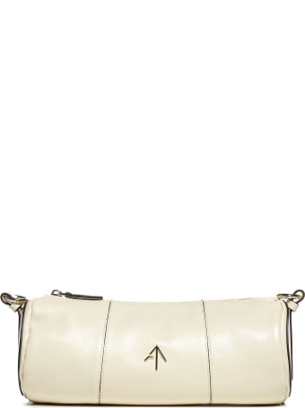 MANU Atelier Cylinder Suede Bag