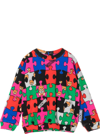 Moschino Multicolor Sweatshirt With Round Neck