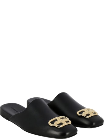 Balenciaga Black Bb Cosy Mules