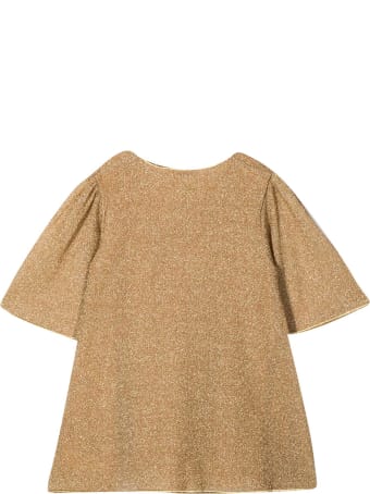 Oseree Gold Glitter Dress