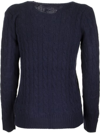 Ralph Lauren Cable Knit Wool And Cashmere Sweater