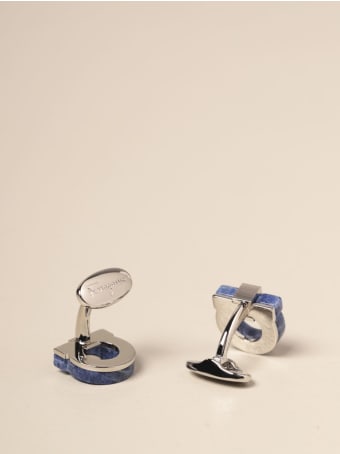 Salvatore Ferragamo Jewel Salvatore Ferragamo Gancini Cufflinks In Brass
