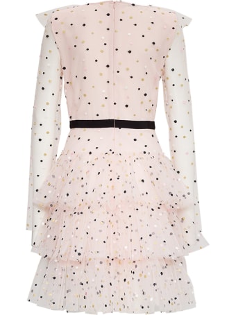 Philosophy di Lorenzo Serafini Grace Dress In Polka Dot Tulle