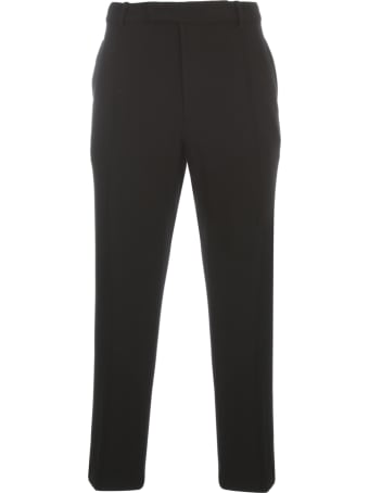 Ann Demeulemeester Wool Skinny Pants W/apllicated Pockets