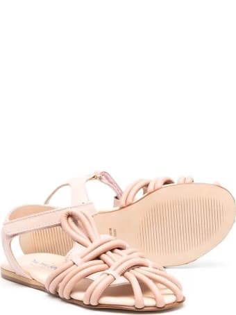 MiMiSol Sandals With Crossed Detail
