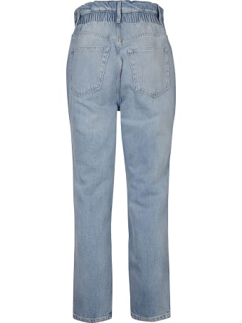 Frame Elastic Waist Jeans