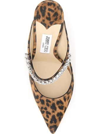 Jimmy Choo Bing 100 Mules With Crystals