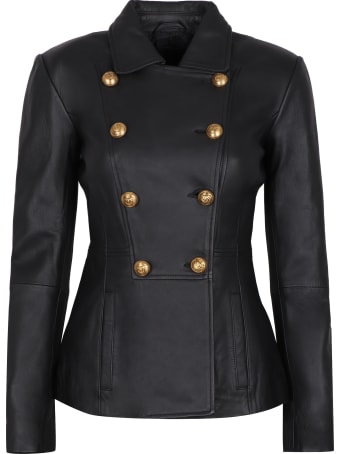 Pinko Ercole Leather Jacket