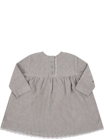 Caffe' d'Orzo Beige "edvige" Dress For Babygirl