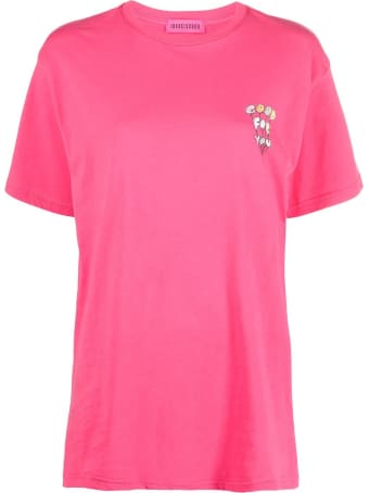IRENEISGOOD Pink Jersey T-shirt With Print