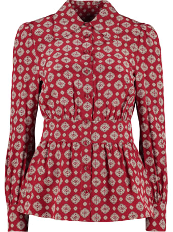 MICHAEL Michael Kors Printed Silk Blouse