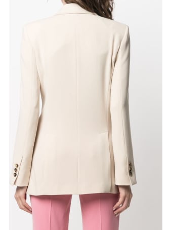 Alberto Biani Double-breasted Beige Cady Blazer