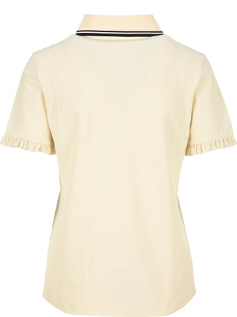 Tory Burch Embroidred Logo Polo Shirt