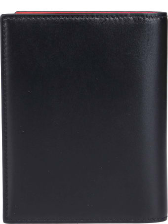 Alexander McQueen Black Leather Wallet