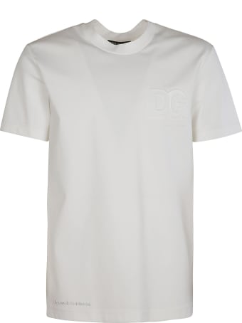 Dolce & Gabbana Chest Logo Embroidered T-shirt