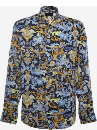 Versace Jeans Couture Shirt With All-over Versailles Print