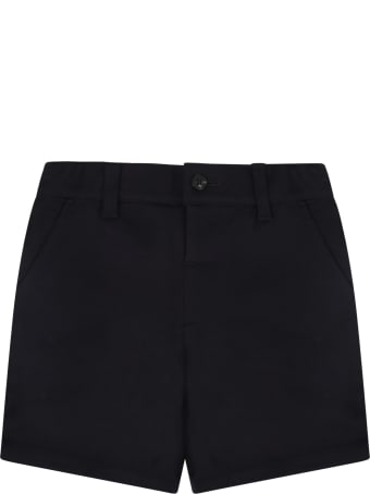 Armani Collezioni Blue Short For Babyboy For Iconic Eagle