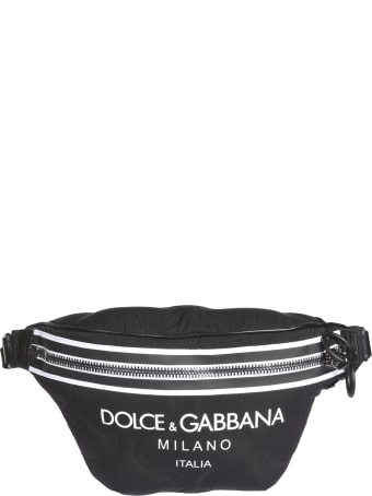 Dolce & Gabbana Nylon Palermo Tecnico Belt Bag With Logo Print