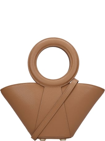 Cult Gaia Roksana Tote In Beige Leather