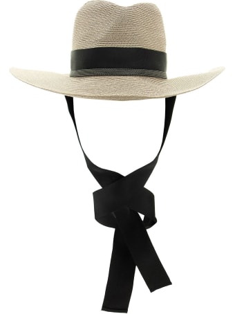 Brunello Cucinelli Straw Hat With Precious Grosgrain Band