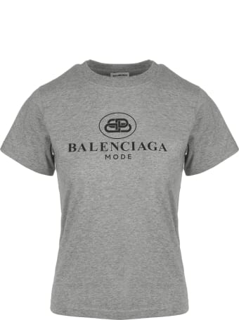 Balenciaga Regular Filt Bb Logo T-shirt