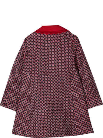 Gucci Blue And Red Coat