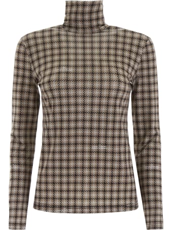 Rokh Houndstooth Turtleneck