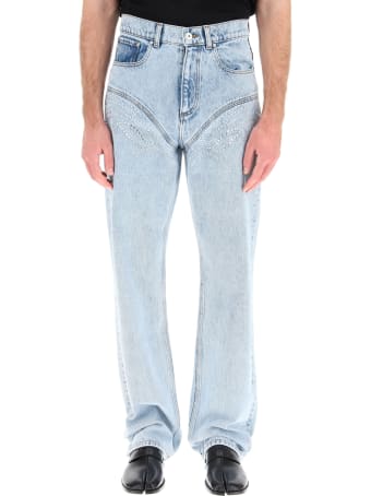 Y/Project Jeans With Crystals