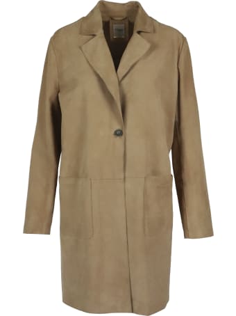 Andrea D'Amico Long Jkt Leather Jacket