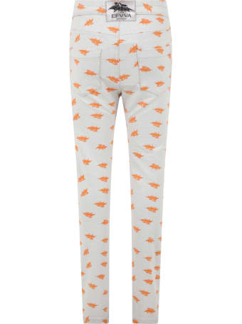 efvva Grey Sweatpant For Kids With Bats