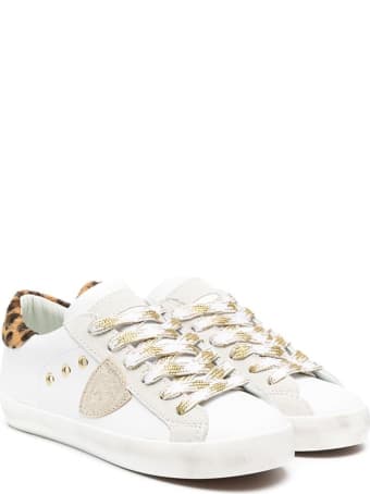 Philippe Model Paris Low Sneaker With Animalier Detail