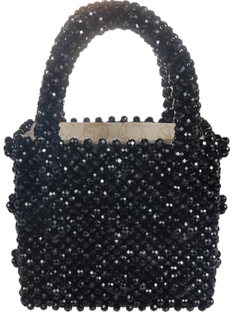 Shrimps Mini Antonia Beaded Handbag W Geometric Beads