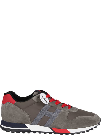 Hogan Green Suede Sneakers