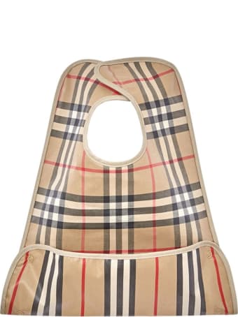 Burberry Icon Stripe Cotton Bib