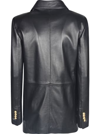 Tagliatore Leather Blazer