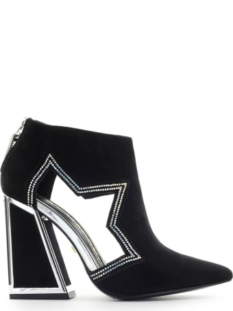 Kat Maconie Black Suède Dusty Ankle Boot