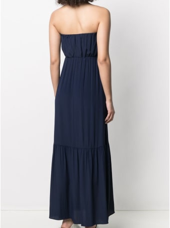 SEMICOUTURE Saint Tropez Blue Long Dress