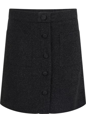 Le Gemelline by Feleppa Black Skirt For Girl